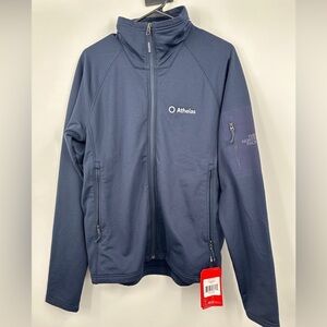 North Face TNF Mnt Peaks Fz Urban Navy Jacket Men’s M New With Tags Athelas Logo